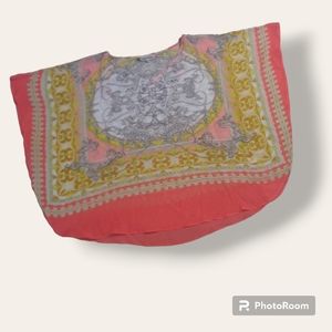 Y2K JLo sheer Poncho Top